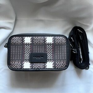 Coach Wyatt Crossbody with Plaid Print